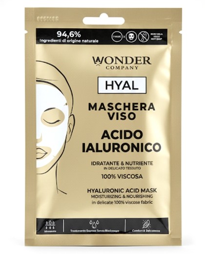 Gesichtsmaske mit Hyaluronsäure